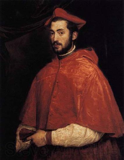 TIZIANO Vecellio Cardinal Alesandro Farnese Spain oil painting art